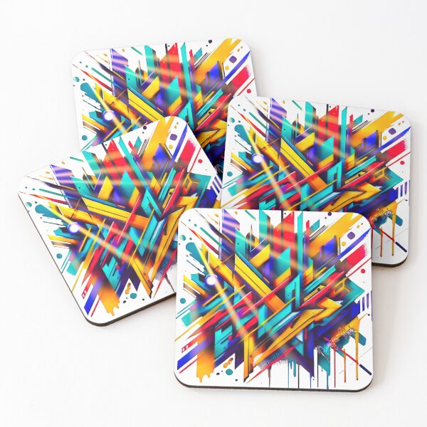 Item preview, Abstract Street Art Graffiti designed and sold by Drone-tees.