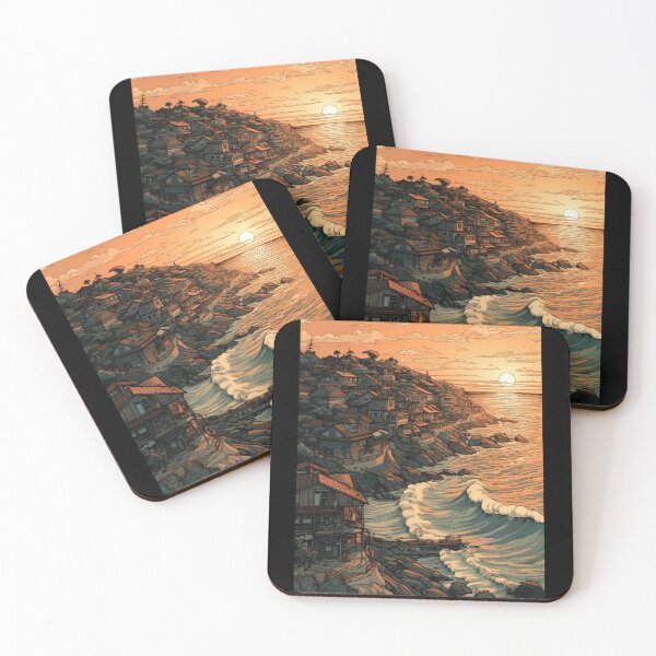 Item preview, Coastal Glow: A Dreamy Sunset Over the Ocean designed and sold by ZGigerBarker.
