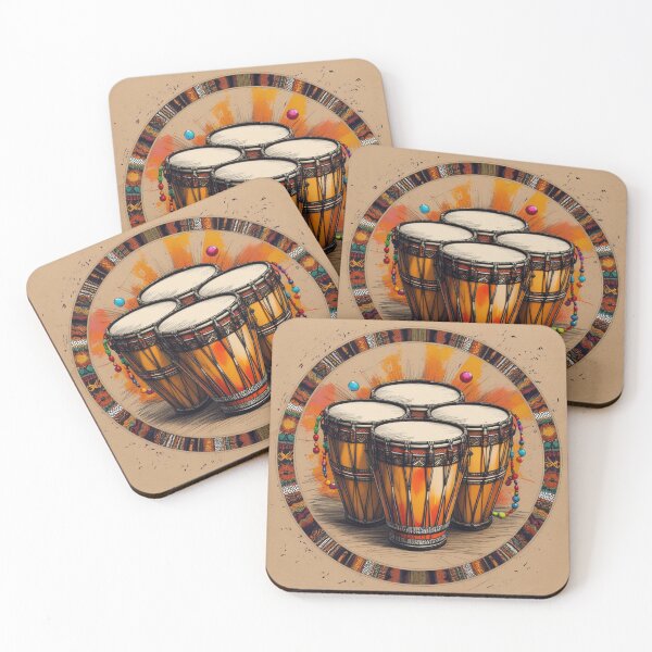 Item preview, African Spirit: Echoes of Tradition | Drums designed and sold by 'VARI'.