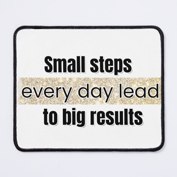 Item preview, Small Steps Every Day - Motivational Quote Design designed and sold by StickersOfficiel.