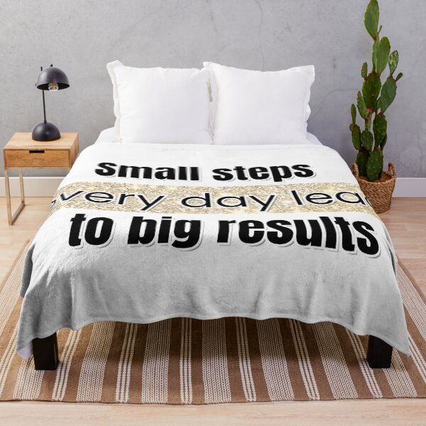 Item preview, Small Steps Every Day - Motivational Quote Design designed and sold by StickersOfficiel.