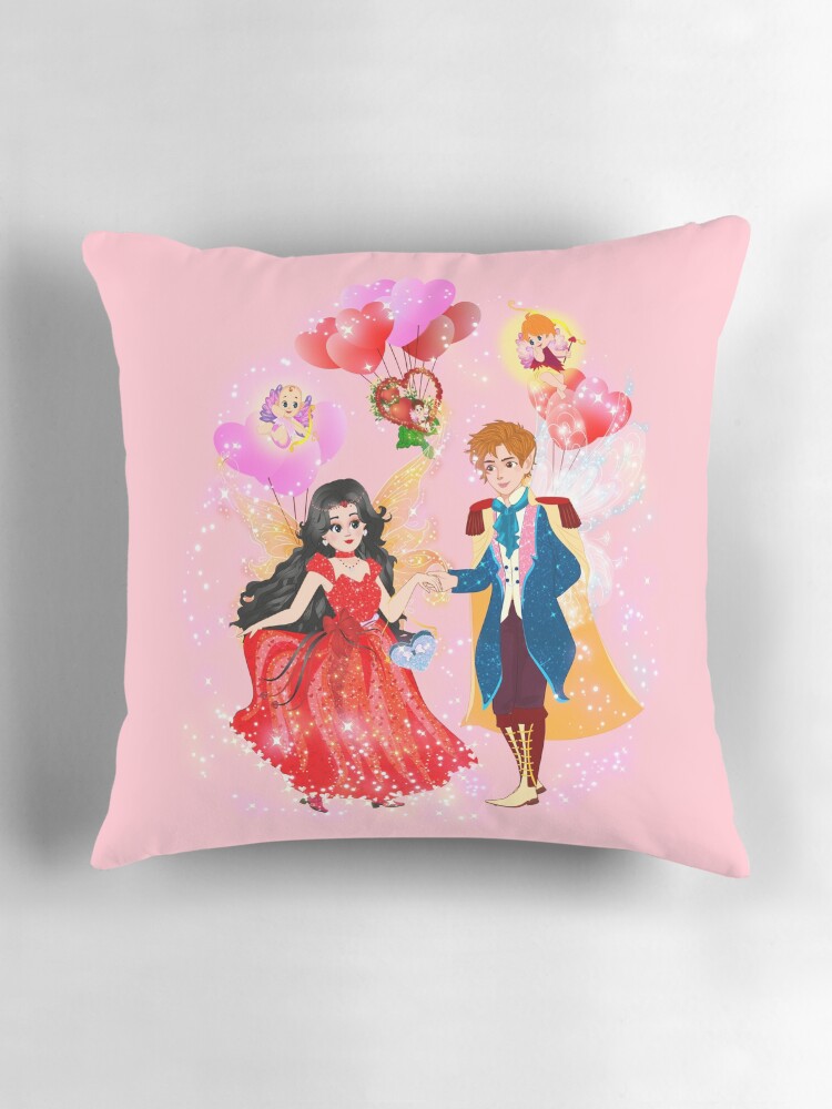 Thumbnail 3 of 4, Pillow, Hallie's Valentine Shop~True Love designed and sold by FairyBookClub.