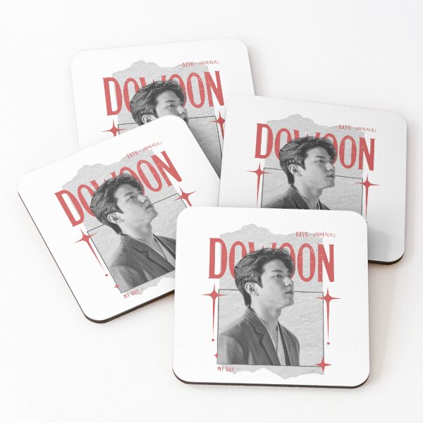 Item preview, DAY6 Dowoon Members Retro Scrapbook Black and Red Collage Design designed and sold by HELL0WBELLO.
