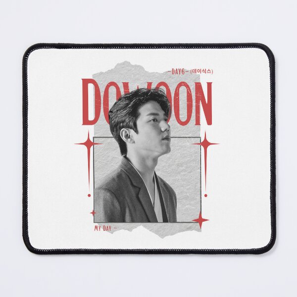 Item preview, DAY6 Dowoon Members Retro Scrapbook Black and Red Collage Design designed and sold by HELL0WBELLO.