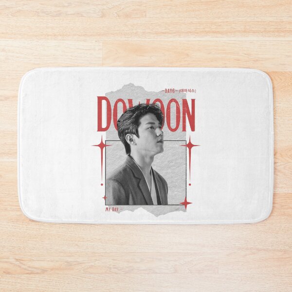 Item preview, DAY6 Dowoon Members Retro Scrapbook Black and Red Collage Design designed and sold by HELL0WBELLO.
