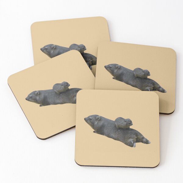 Item preview, Rock Hyrax Stack Photo - Dassie | Cute Vampire Potato designed and sold by matchamoonshop.