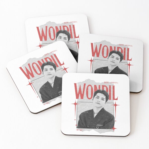 Item preview, DAY6 Wonpil Members Retro Scrapbook Black and Red Collage Design designed and sold by HELL0WBELLO.