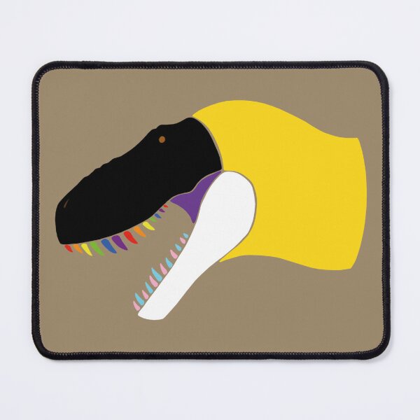 Item preview, Stylized T. rex head (Pride) designed and sold by JayceTheCC.