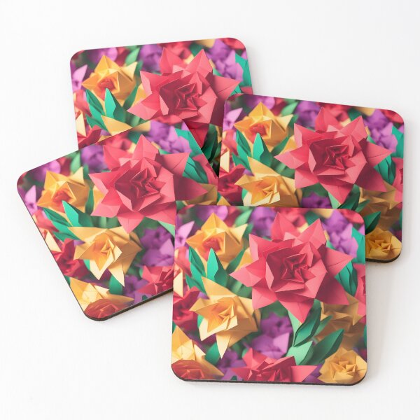 Item preview, Origami Art - Blooming Brilliance: A Symphony of Colours designed and sold by ArtfulFolds.