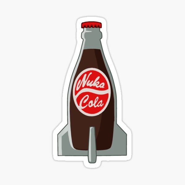 Vista previa del artículo con la obra «Botella de Nuka Cola», diseñado y vendido por joanna.scribbles.