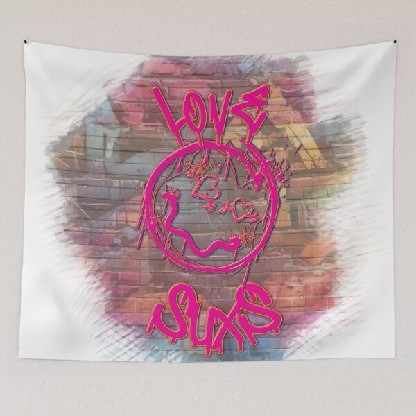 Item preview, Love Sucks Graffiti Design designed and sold by fuzzydragons.