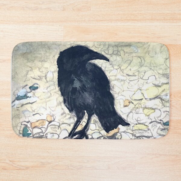 Item preview, Crow on Pebbles, Hayling Island Beach designed and sold by Dianna Hardy Art.