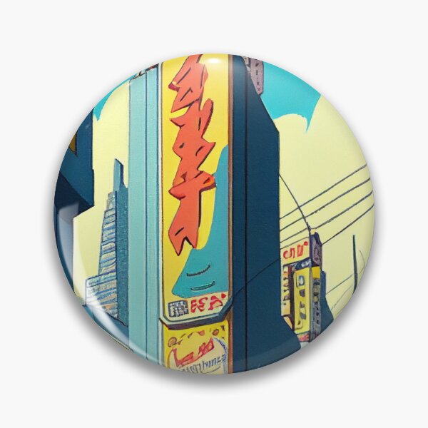 Item preview, The Neon Bazaar: A Futuristic Cityscape Alive with Motion designed and sold by ZGigerBarker.