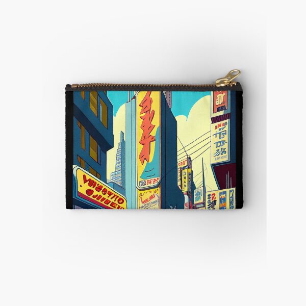 Item preview, The Neon Bazaar: A Futuristic Cityscape Alive with Motion designed and sold by ZGigerBarker.