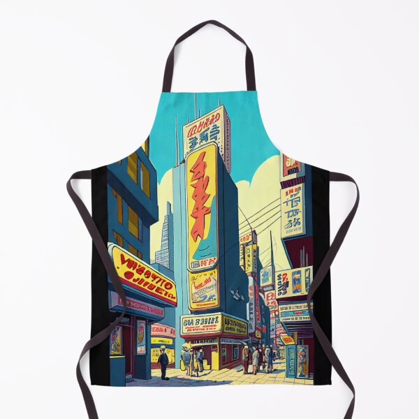 Item preview, The Neon Bazaar: A Futuristic Cityscape Alive with Motion designed and sold by ZGigerBarker.