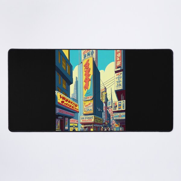 Item preview, The Neon Bazaar: A Futuristic Cityscape Alive with Motion designed and sold by ZGigerBarker.