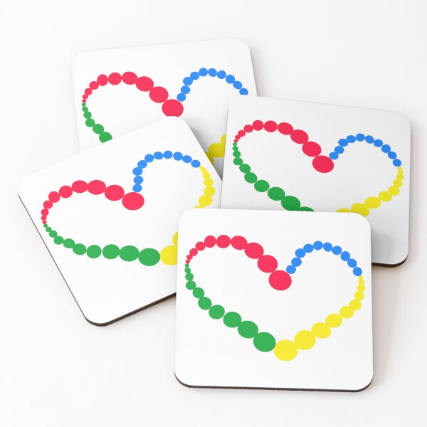Item preview, Montessori Colored Knobless Cylinder Subtle Heart designed and sold by Pink Ribbon.