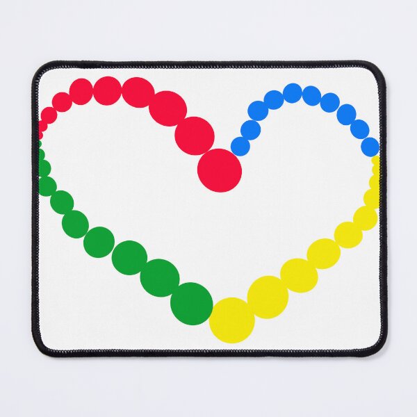 Item preview, Montessori Colored Knobless Cylinder Subtle Heart designed and sold by Pink Ribbon.