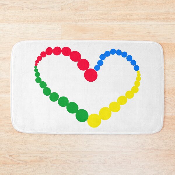 Item preview, Montessori Colored Knobless Cylinder Subtle Heart designed and sold by Pink Ribbon.