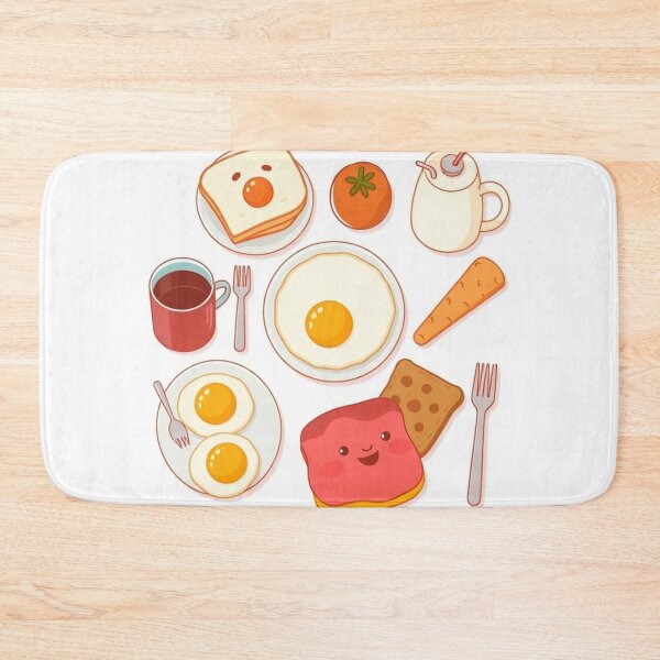 Item preview, Breakfast Food Characters Set Vector Illustration designed and sold by hjian8219.