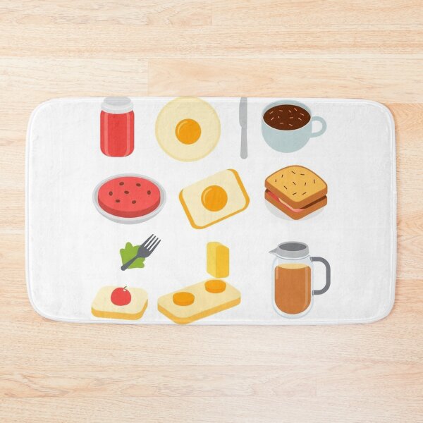 Item preview, Breakfast Food Characters Set Vector Illustration designed and sold by hjian8219.