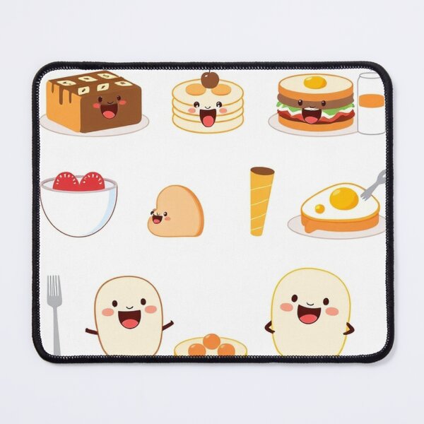 Item preview, Breakfast Food Characters Set Vector Illustration designed and sold by hjian8219.