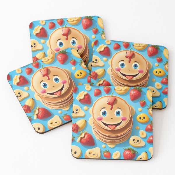 Item preview, Breakfast Food Characters Set Vector Illustration designed and sold by hjian8219.