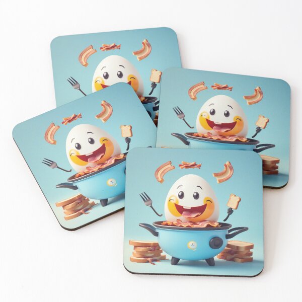 Item preview, Breakfast Food Characters Set Vector Illustration designed and sold by hjian8219.