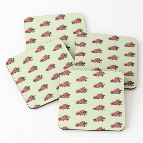 Item preview, Cute Derpy Poptart Cat: Chocolate Jam designed and sold by KitKattyDesigns.
