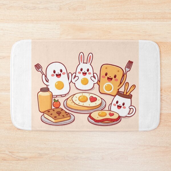 Item preview, Breakfast Food Characters Set Vector Illustration designed and sold by hjian8219.