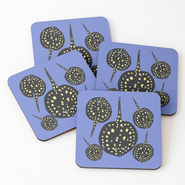 Item preview, W is for White Spotted Stingray ,White Spotted Stingray – Elegant Marine Ray with Distinctive Markings designed and sold by PrettylittlepastelUk.