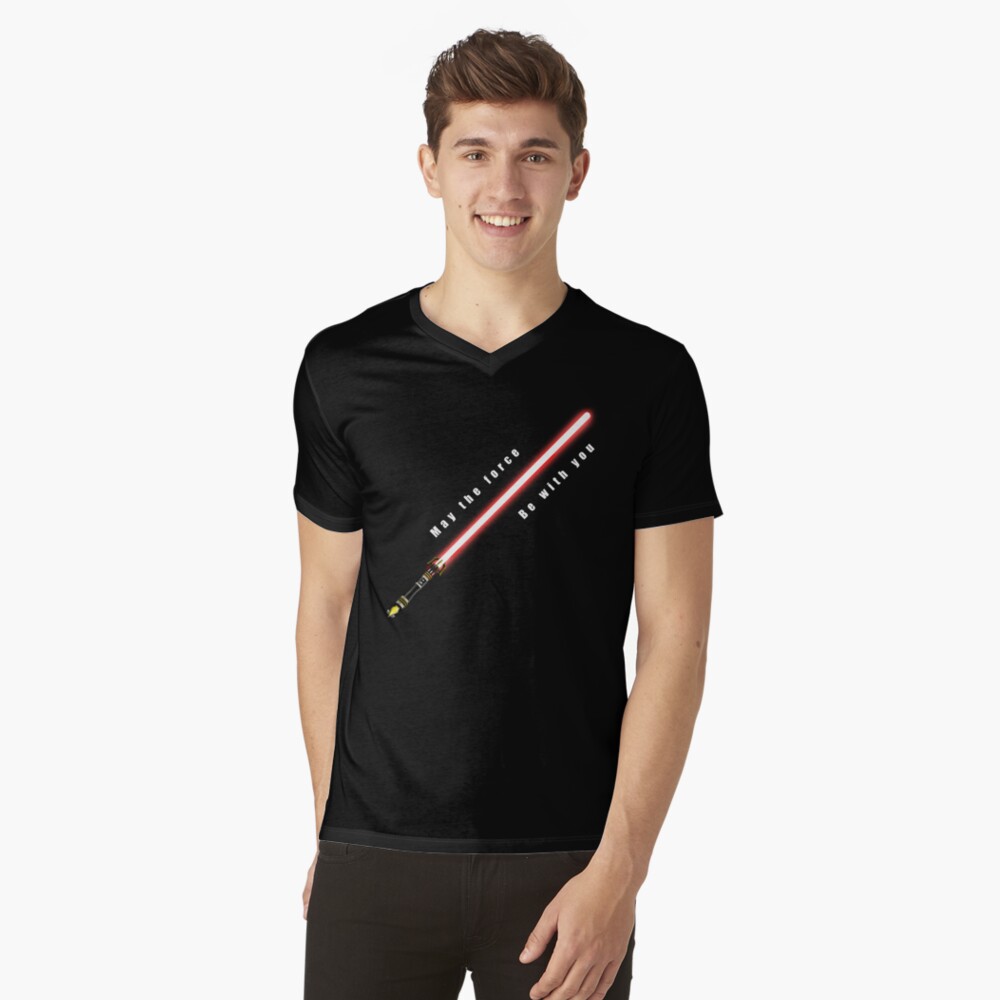 Aperçu de l'œuvre T-shirt col V créée et vendue par Blue-227.