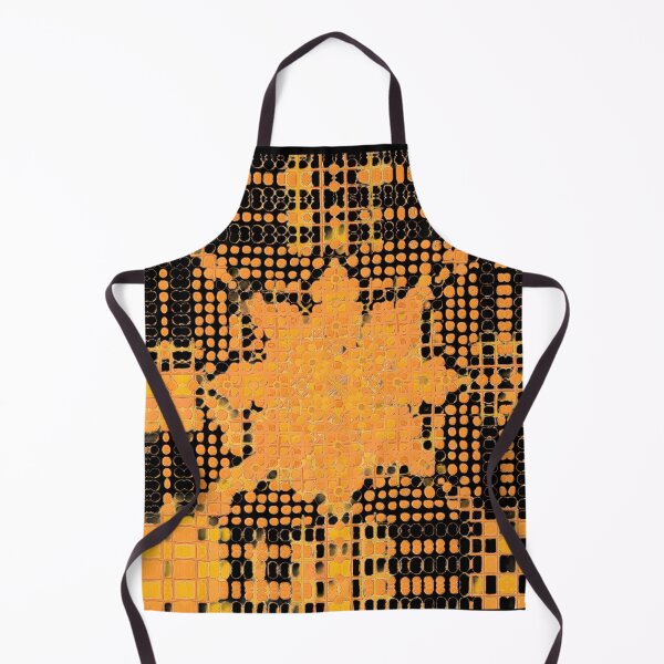 Item preview, Dotty distorted sunflower tile designed and sold by bekki smith.