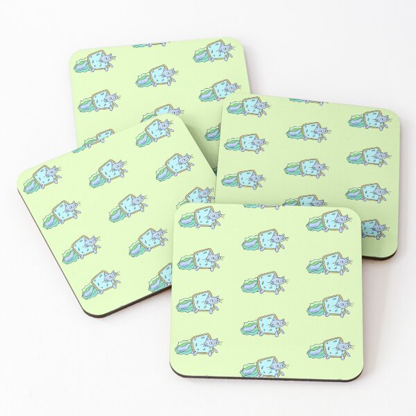 Item preview, Cute Derpy Poptart Cat: Blue Mint designed and sold by KitKattyDesigns.