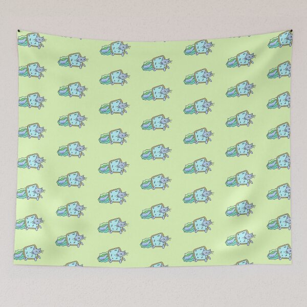 Item preview, Cute Derpy Poptart Cat: Blue Mint designed and sold by KitKattyDesigns.