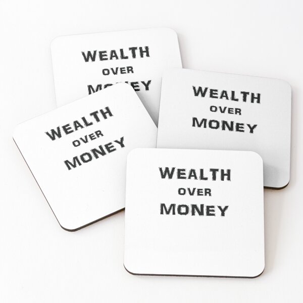 Item preview, Wealth Over Money designed and sold by AppleCups.
