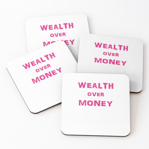 Item preview, Wealth Over Money designed and sold by AppleCups.