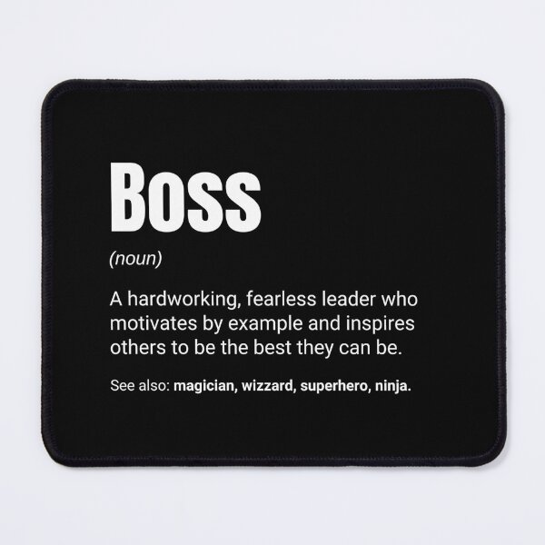 Item preview, Boss Definition Funny Leader Work Definition designed and sold by CuteLovelyDesigns.