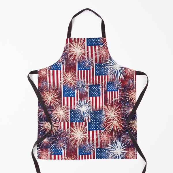 Item preview, USA Flags Fireworks Freedom Celebration designed and sold by FroggyFly Designs.