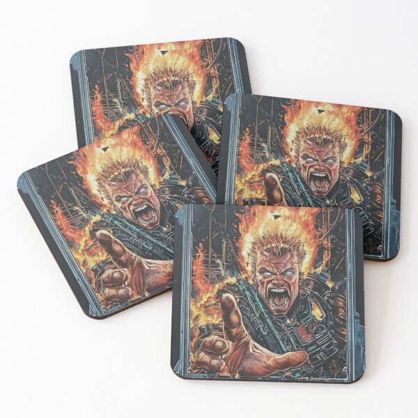 Item preview, Fiery Warrior Surrounded by Flames and Chaos designed and sold by memememescat.