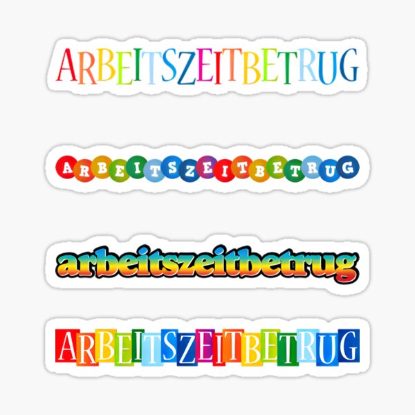 WORKING TIME FRAUD Sticker