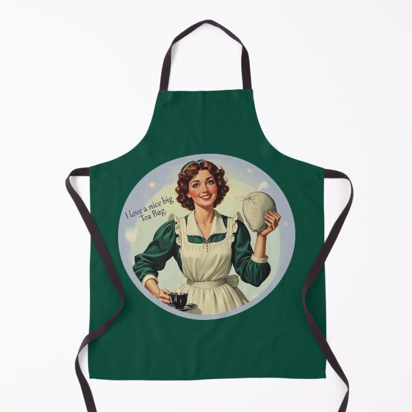 Artikelvorschau, Teebeutel, Ich liebe einen guten Teebeutel, Vintage-Teebeutel, großer Teebeutel, lustiger Teebeutel, Hausfrauenhumor, Junggesellinnenabschied, Muttertag entworfen und verkauft von SavageLegion.
