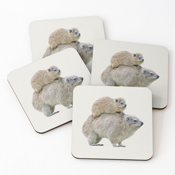 Item preview, Rock Hyrax Stacked Photo - Dassie | Cute Vampire Potato designed and sold by matchamoonshop.