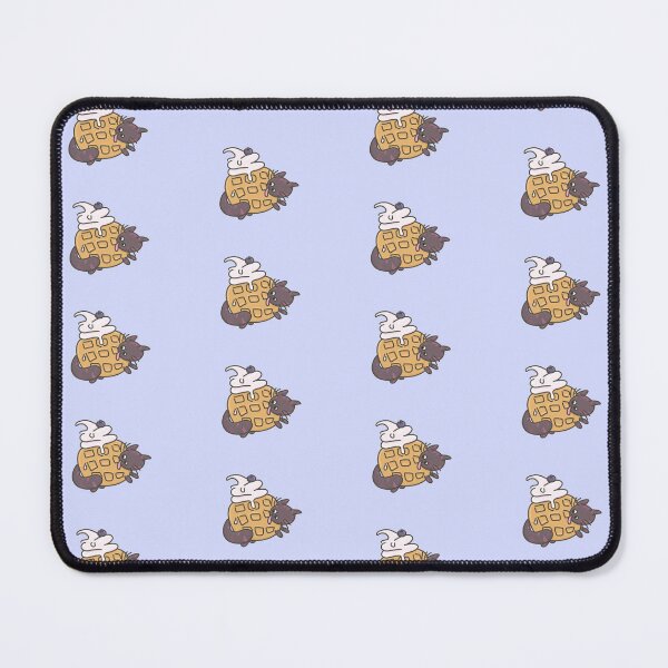 Item preview, Cute Derpy Blueberry Waffle Cat designed and sold by KitKattyDesigns.