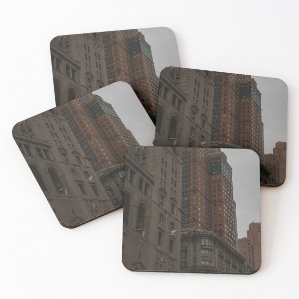Item preview, city facades in the twilight designed and sold by rhosbahu.