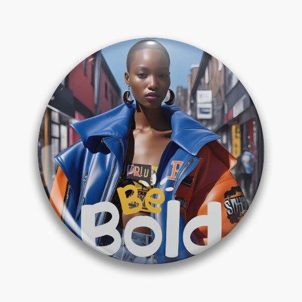 Item preview, Be Bold: Striking Afrocentric Street Style Fashion Portrait designed and sold by QPTheeArtist.