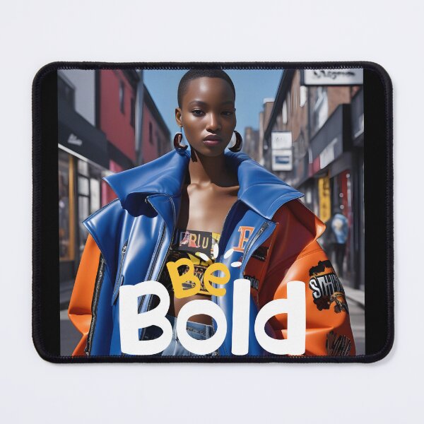 Item preview, Be Bold: Striking Afrocentric Street Style Fashion Portrait designed and sold by QPTheeArtist.