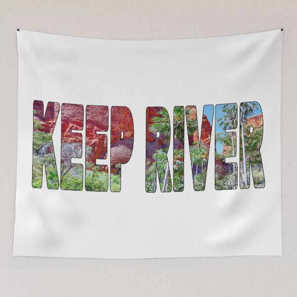 Item preview, KEEP RIVER - National Park NT Australia Palms Red Cliffs designed and sold by Adam Gormley.