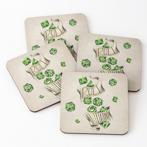 Item preview, DnD Roll Initiative (green) designed and sold by RetroCoven.