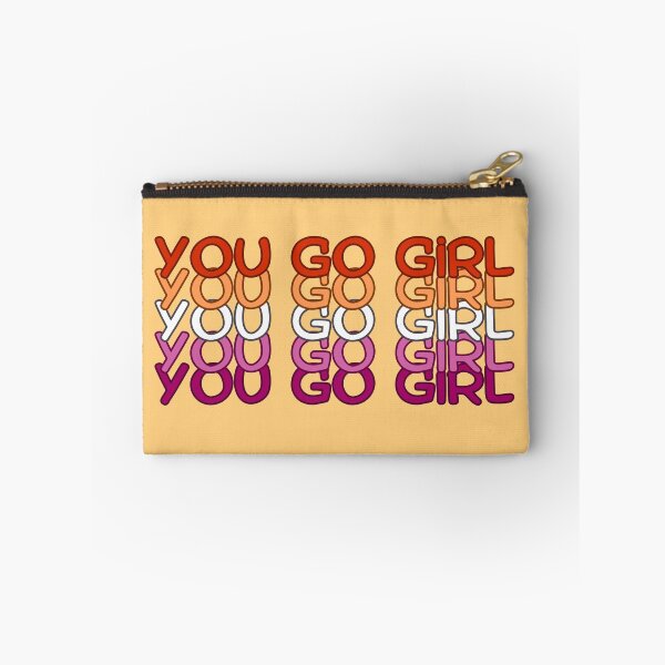 Item preview, You Go Girl Lesbian Sunset Flag designed and sold by Pink Ribbon.